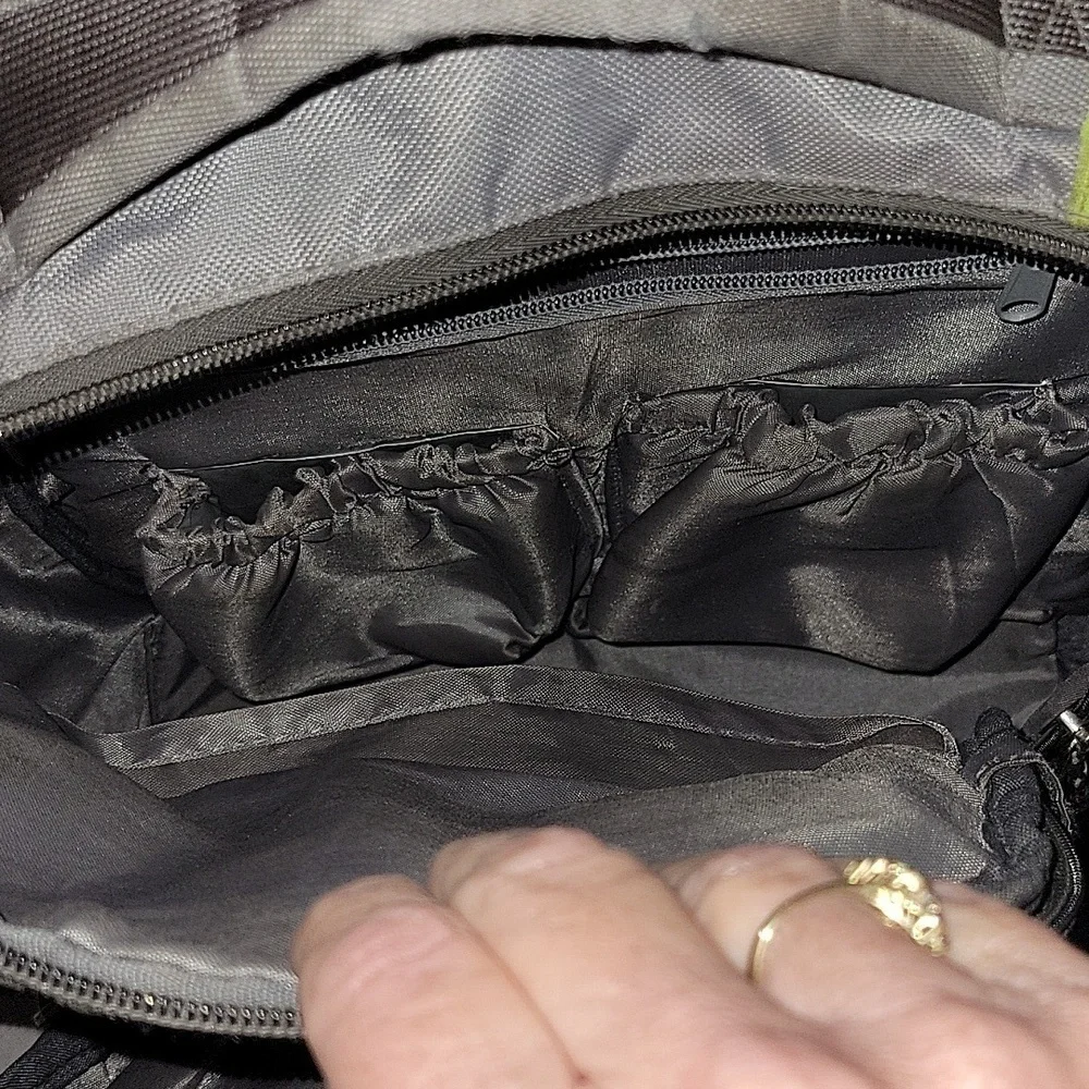 Eddie Bauer‎ Backpack Insulated Pocket Hiking Travel School Gray